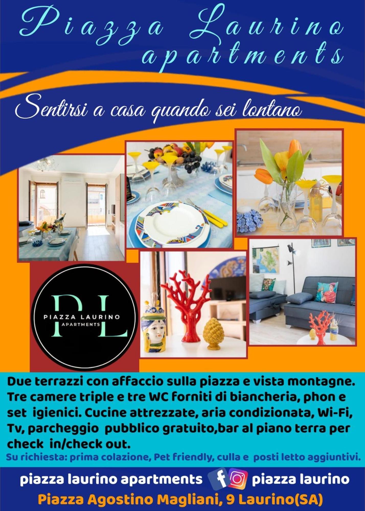 Piazza Laurino Apartments Basic Excursions Alto Cilento Cammino Giubilare Di Santelena Dış mekan fotoğraf